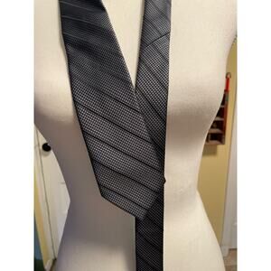 J Ferrar Black Mens Tie